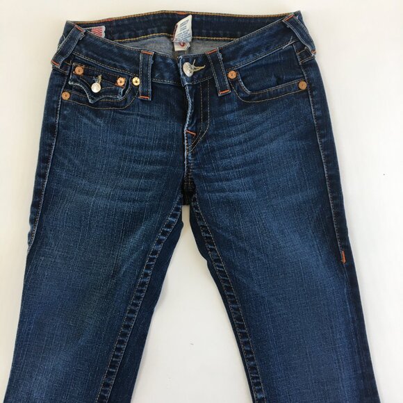 True Religion Becky Traditional Rise Boot Cut Jeans 27 - Picture 2 of 11
